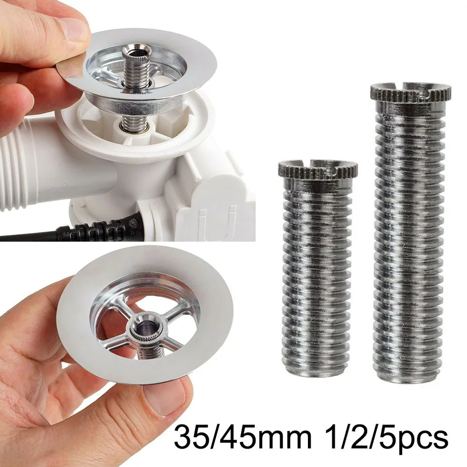 Skrutka skrutiek skrutky skrutky skrutiek na umývadlo skrutka 1/2/5ks 35 mm 45 mm z nehrdzavejúcej ocele Závreté skrutky konektory Kuchynské prístroje Nástroje