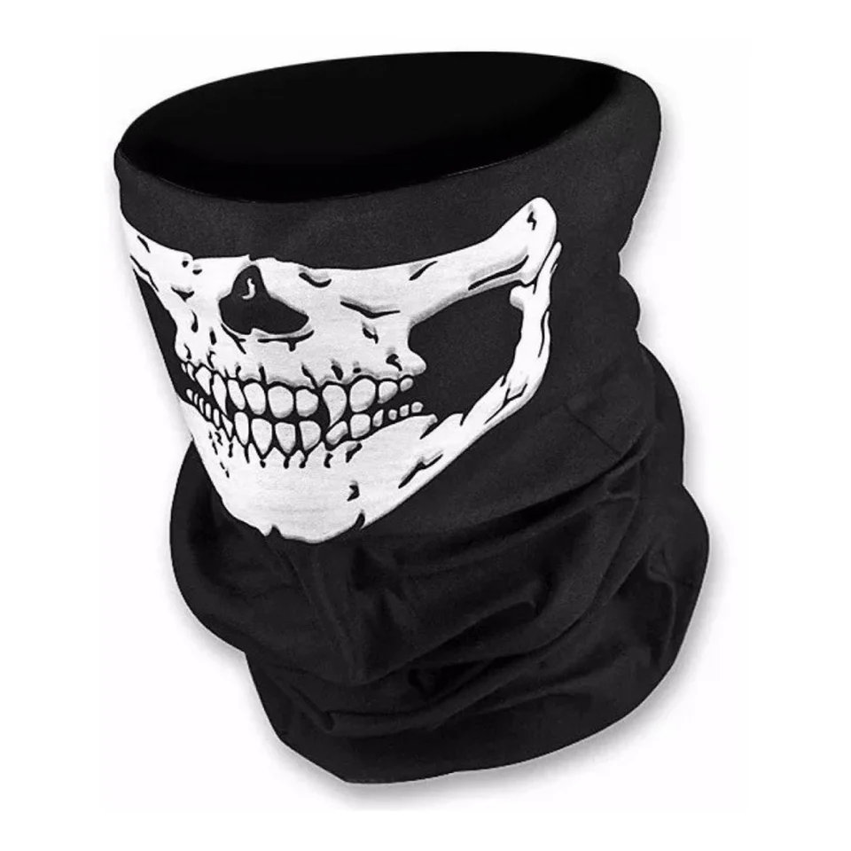 Skull Bandana Cap Toca lebka maska ​​na tvár ninja motorový motor