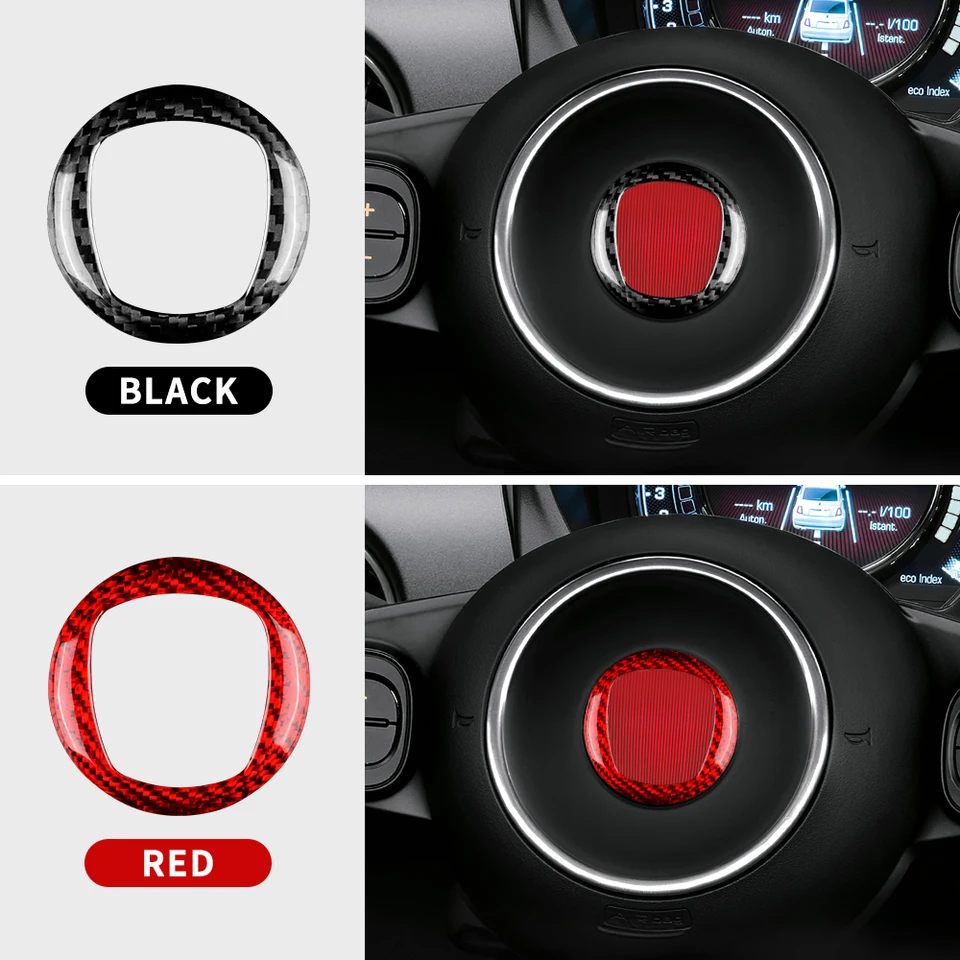 Skutočná nálepka na tvrdé uhlíkové vlákna pre Fiat 500 Abarth 595 695 2008 2009 2010 2010 2012 2012-2022 2023