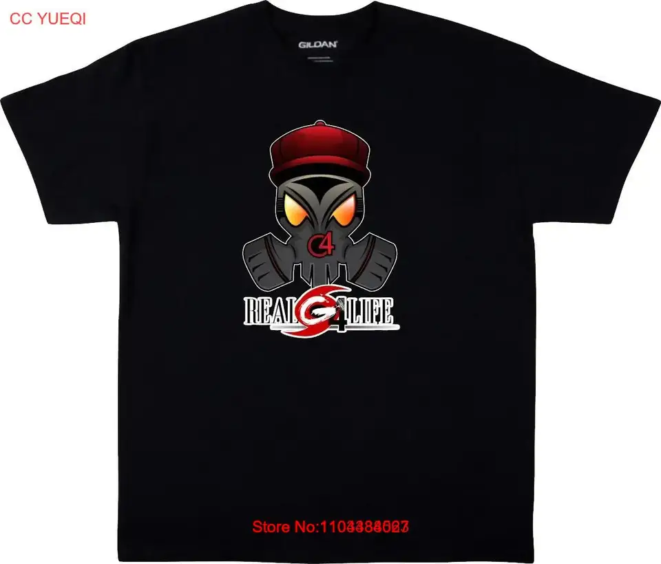 Skutočné G4 Life T tričko Čierne alebo biele dlhé alebo krátke rukávy