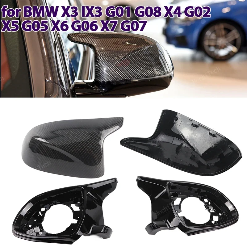 Skutočné krytiny krídla z dverí uhlíkového vlákna Kryt krytu krytu puzdra pre puzdro pre BMW X3 IX3 G01 G08, X4 G02, X5 G05, X6 G06, X7 G07