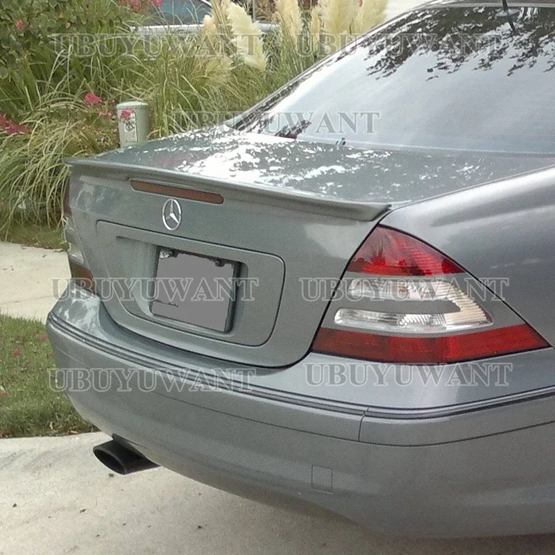 Skutočné uhlíkové vlákno/FRP zadné krídlo Spiler pery pre Mercedes-Benz C-Class W203 C180 C200 C260 C320 2001 2002 2003 2004 2005 2006