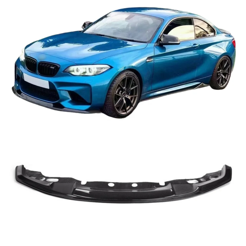 Skutočné uhlíkové vlákno MTC predný nárazník pre pery pre BMW F87 M2C