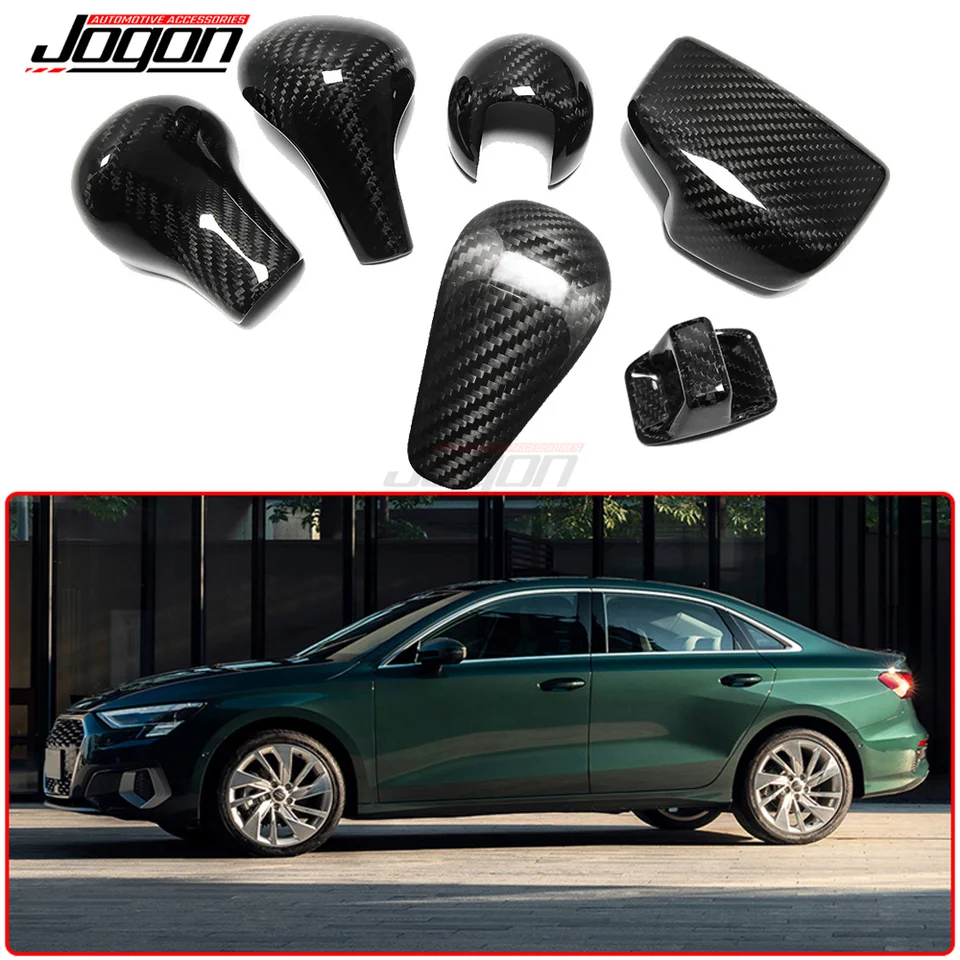 Skutočné uhlíkové vlákno pre Audi A3 8Y A4 B7 A5 B8 B9 Q5 S5 A6 S6 A7 S7 Q5 Q7 C7 CASE GEAR SHEFF CONB ORIS Vnútor