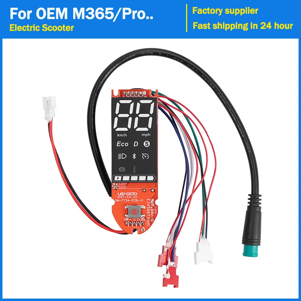 Skvelý výkon 36V Lenzod Dashboard Dishel Circuit Board pre Xiaomi M365/Pro Electric Secootter Screen Screen Dest