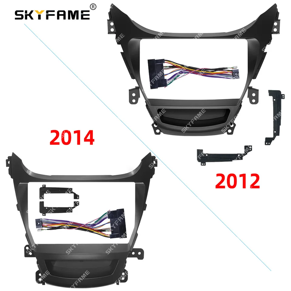 SkyFame Car Frame Fascia Adapter Android Radio Dash Panel Kitr pre Hyundai Elantra Avante