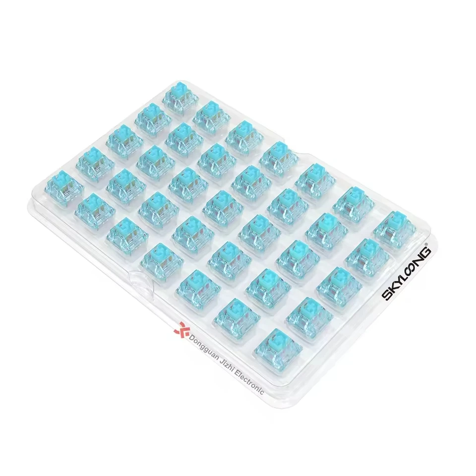 Skyloong Switch Glacier Tichý CUCL2 Mechanický spínač 35ks/set Klávesové príslušenstvo 3pin/5pin mechanický spínač