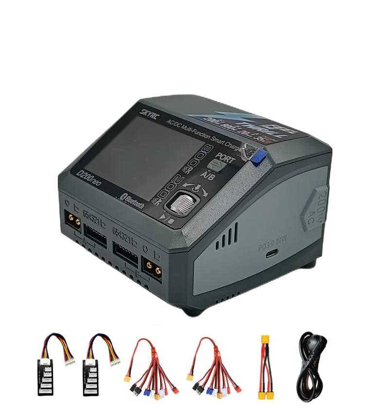 Skyrc D200neo Charger SK-100196 800W LiPo Battery Balarni Bytle BD350 Discarger AC/DC Multifunkcia Smart D200 NEO
