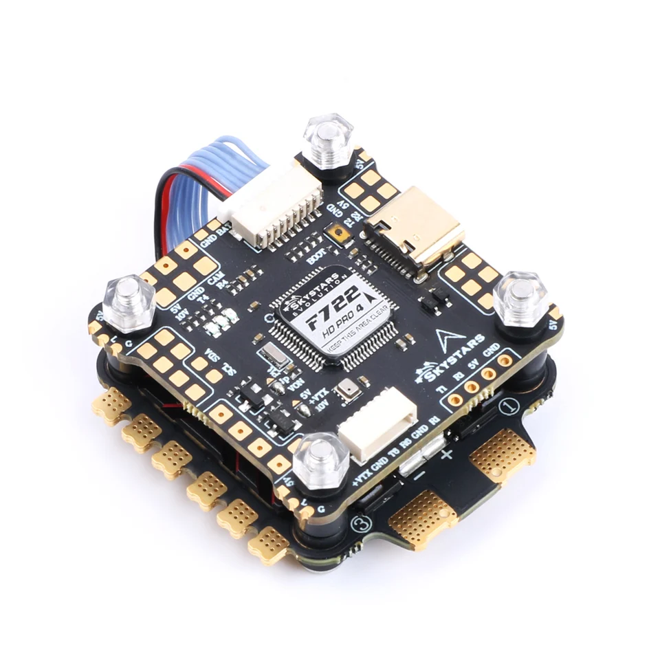 SkyStars F7 Flight Controller FPV KM65 65A 4in1 ESC Jupiter AM-32 DSHOT1200 pre FPV Racing Drone