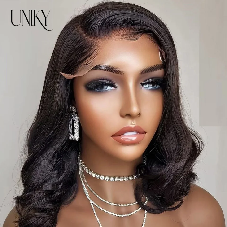 Skákacie kučeravé ľudské vlasy Parochne pre ženy uvoľnené vlnité boby parochňu bočná časť čipky krátke remy vlasy brazílska parochňa perruque cheveux humain