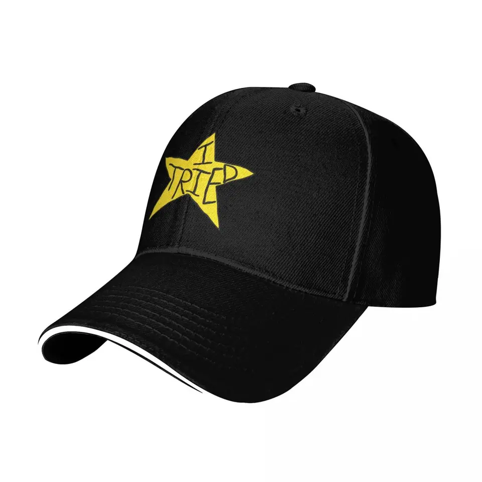 Skúsil som Gold Star Baseball Cap Golf Hat Man Gentleman Hat Men's Caps Women's