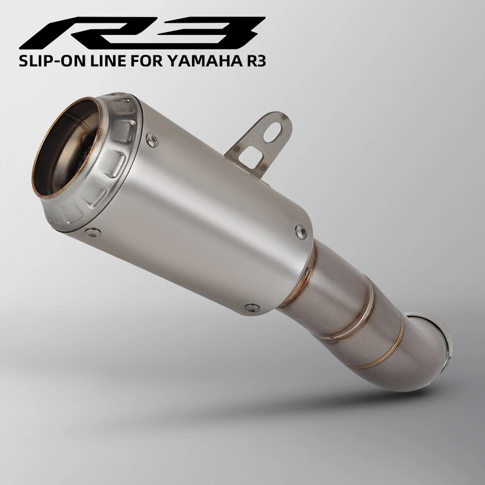 Skĺznutie pre Yamaha YZF R3 R25 MT03 Motocykel výfukového úniku Systém upravený chvostovým rúrkovým tlmičom s DB Killer Connect Original