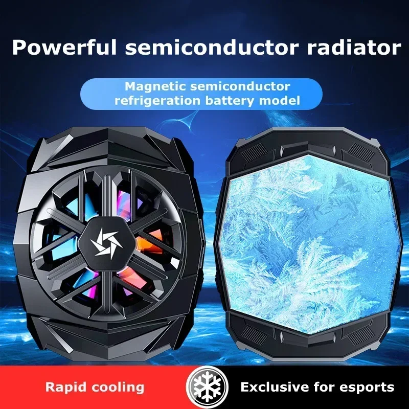 SL03 mobilný telefón/tableta polovodičový chladič pre mobilný telefón PUBG Mobile Phaming Accessories Cooling Fan pre iOS Android Radiator