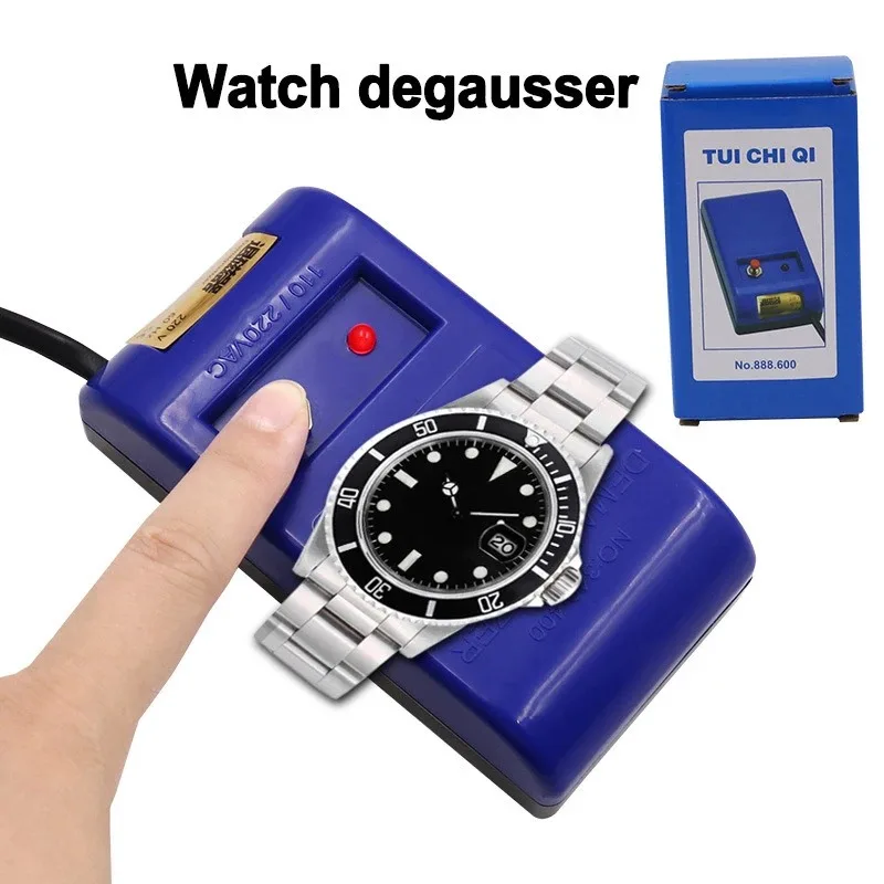 Sledujte demagnetizátor Elektrické mechanické Quartz Watch Opravy Tool Watch Demagnetize Time Koreceing for WatchMaker Eu Plug Hot Hot