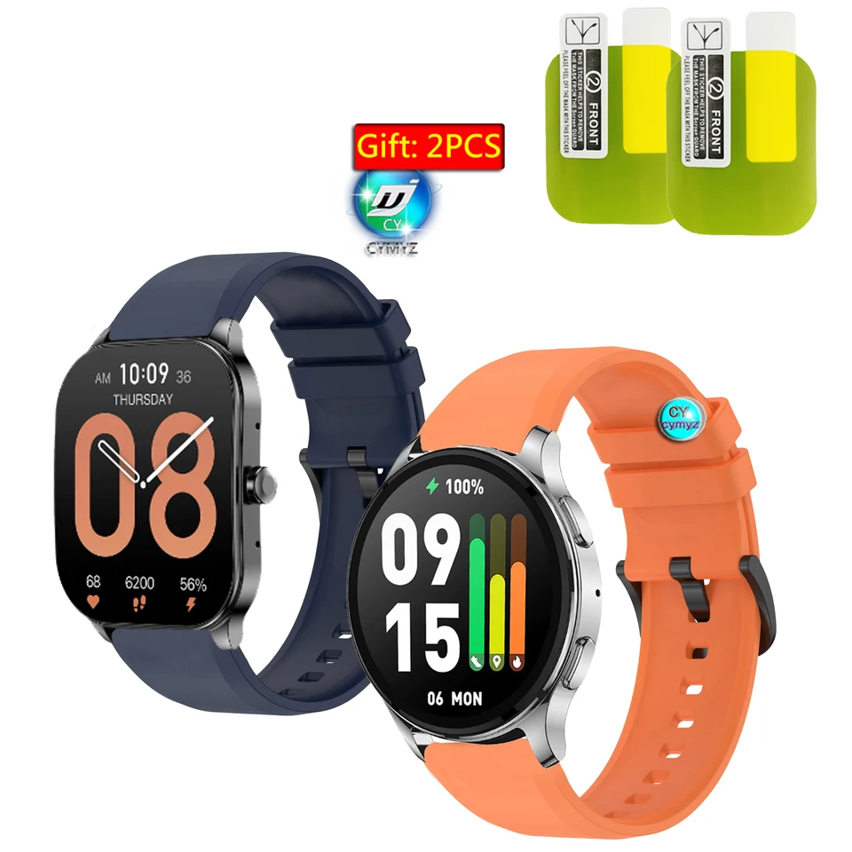 Sledujte kapelu pre AmazFit Pop 3s 3R Strap Silikone Strap pre AmazFit Pop 3r Strap Sports Wristband AmazFit Pop 3s Strap Watch Band Band
