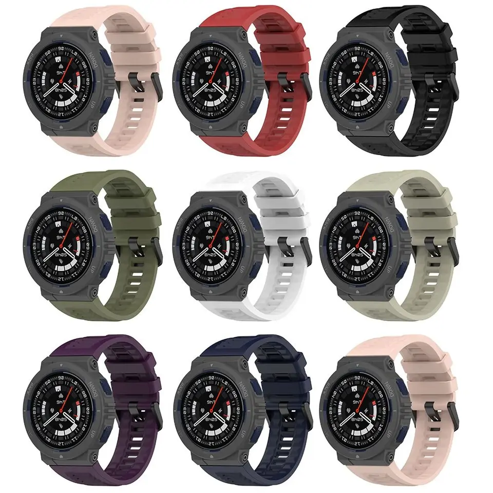 Sledujte pre AmazFit Active Edge Sports Strap Nový náhradný silikónový náramok Soft Soft Smart Rstintband Correas