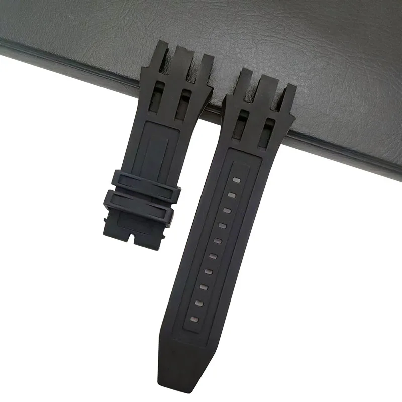 Sledujte remienok pre Invicta Gumbber Silikone Black Blue Welmootes Cloodband Náhradné náramkové hodinky Doplnok 26 mm