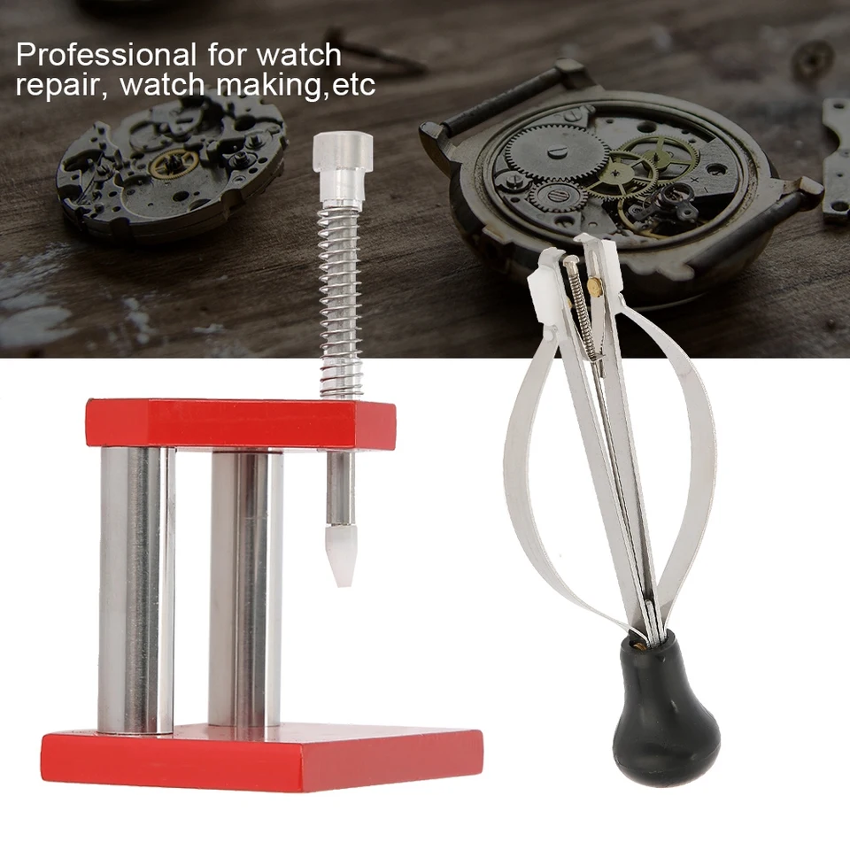 Sledujte ručnú sťahovák sťahovača ručne sťahovák na ručnú sadu z legovaného zliatiny Oceľový náradie pre opravu hodiniek pre nástroje WatchMaker Watch Ručne odstraňujúce náradie