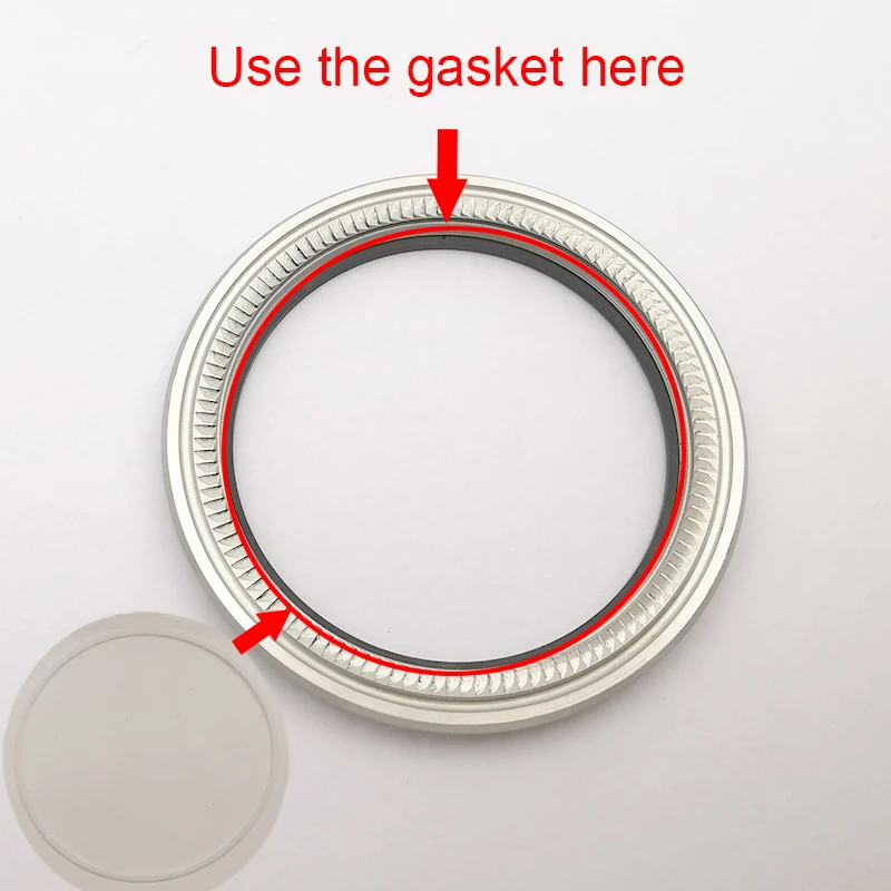 Sledujte tesnenie rámu vložky Tesnenie nepremokavého o krúžok pre ponorku GMT 40 mm hodinky 116610, 116710 Výmena hodiniek