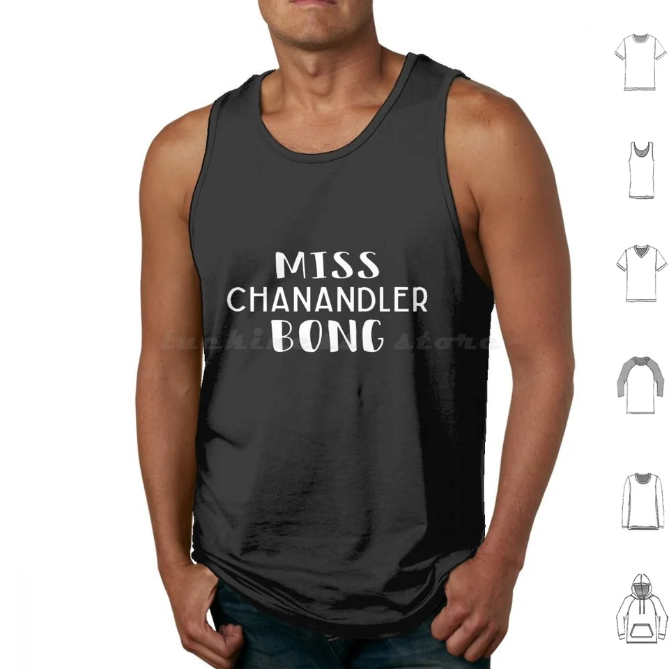 Slečna Chanandler Bong Tops Tops vesta bez rukávov slečna Chanandler Bong Friends TV Friends televízna relácia Joey Chandler Bing Tribbiani