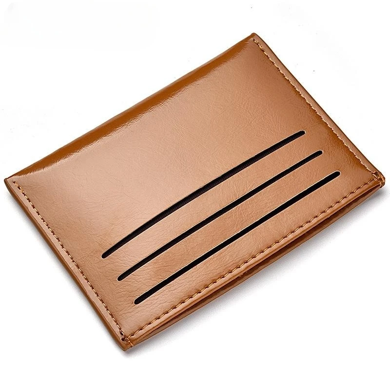 Slim PU kožené identifikačné preukazy držiak Candy Candy Bank kreditná karta Multi slot prenosná karta puzdro peňaženka Women Men