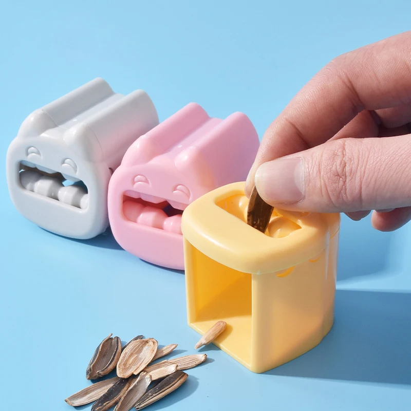 Slnečnicové škrupiny Peeler melóny semeno šupky roztomilé semeno Splitter Lazy artefakt Luskáčik otvárač semien semienka praskajúci stroj na ostreľovanie