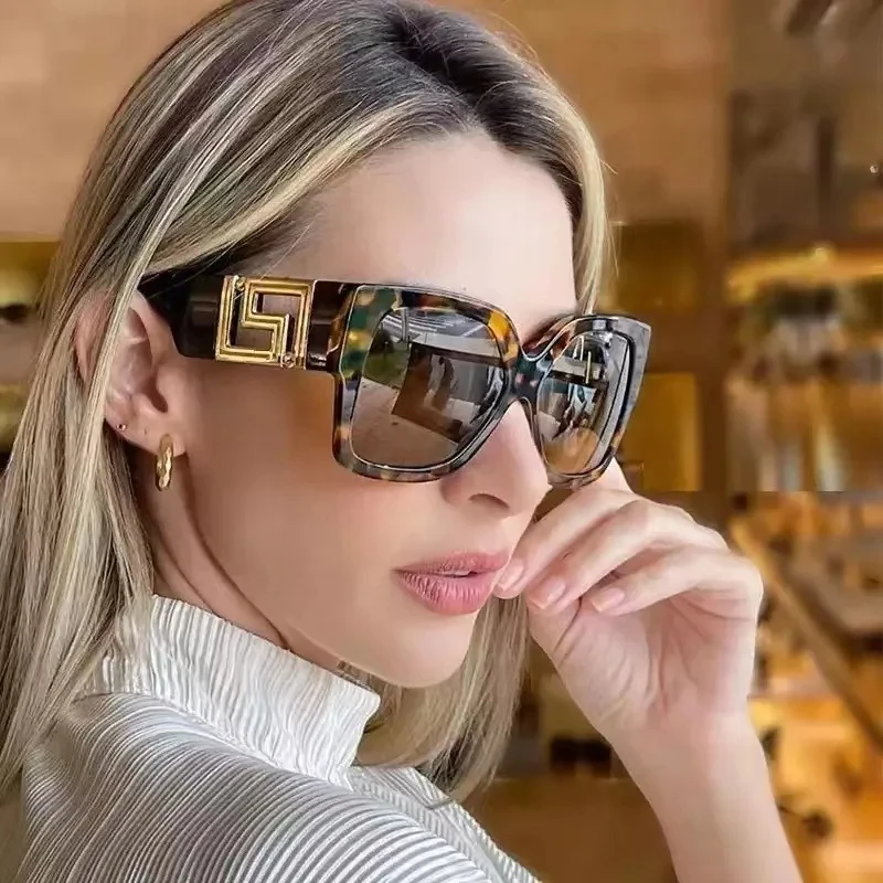 Slnečné okuliare Men Ženy Vintage nadmerné nadmerné nadmerné slnečné okuliare slnečné okulia