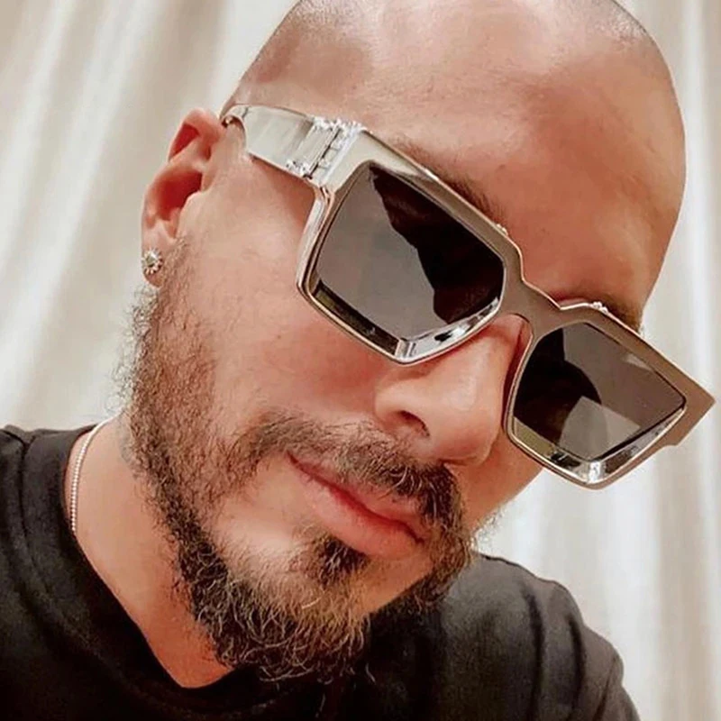 Slnečné okuliare pre mužov pre mužov Vintage štvorcové okuliare Luxusné retro slnečné okuliare Ženy Trendy Punk Gafas de Sol Lentes