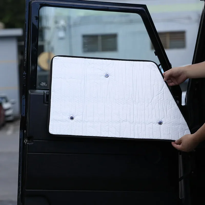 Slnečný automobil pre Land Rover Defender 2004-2022 Strieborné auto predné čelné sklo Plné okno sklo pred slnkom ochrana slnečník