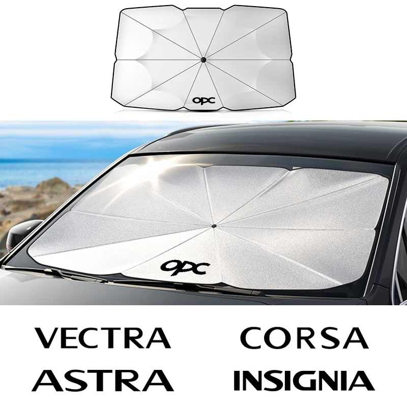Slnečný dáždnik v automobilovom skle, anti-UV Proof Heat, pre Opel Opc Opcline Adam Adam Astra Combo Corsa Gondland Insignia Mokka Meriva