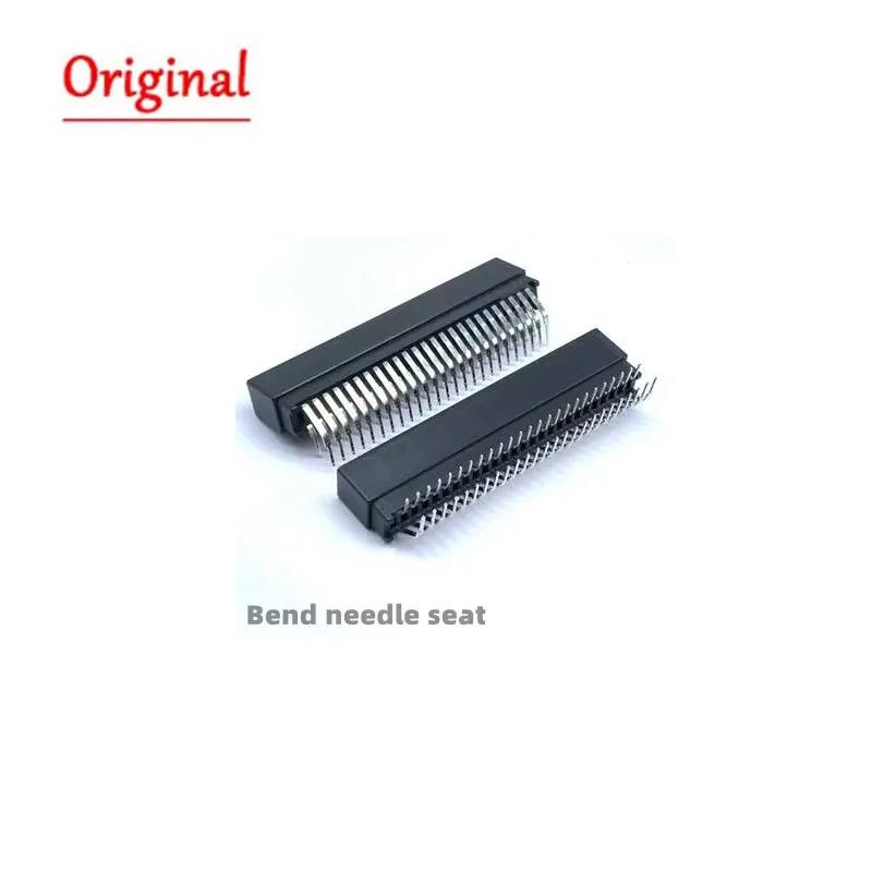Slot konektora 5pcs Edge Card 2,54 mm Pitch 8/10/12/16/18/20/28/30/36/40/50/60/72/80/80/98 PIN PCB Gold Fing Fring Socket cez otvory