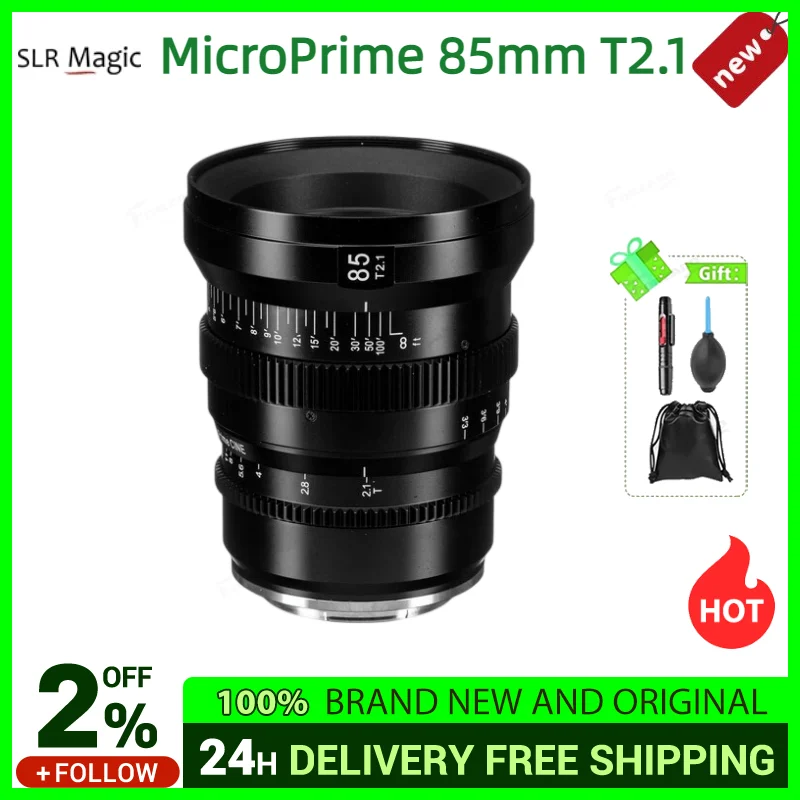 SLR Magic Apo Microprime Cine 85 mm T2.1 pre Canon EF