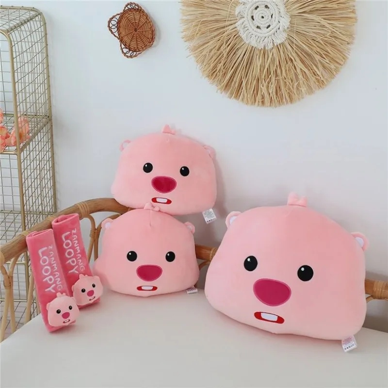 Slučka anime Periférne kawaii roztomilé dievča srdce pohovka vankúš Detská hračka Detská hračka vankúšik bezpečnostný pás