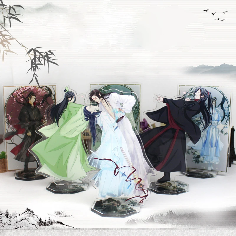 Služba Scum Villain Self-Sing System Anime Model Plate Shen Qingqiu luo binghe akrylové stojany podpíše kľúče keychain SleutelHanger