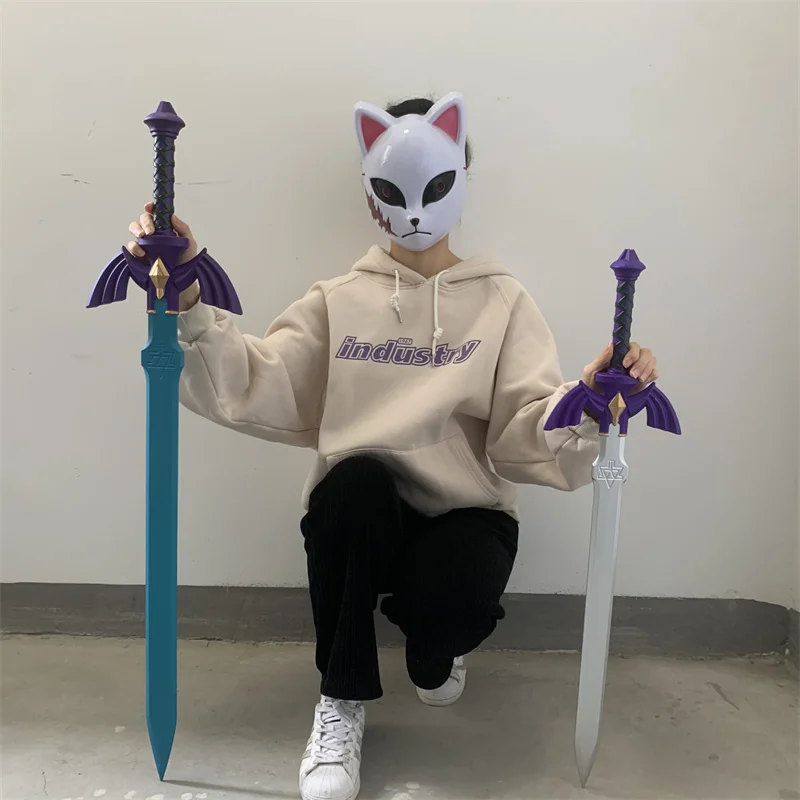 Slzy Kráľovstva 1: 1 Game Link Sword Great Master Broadsword zbraň Royal Knight Sword Shield Safety PU Halloween Cosplay