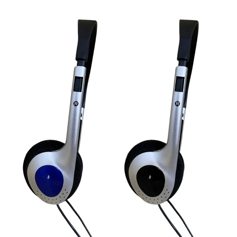 Slúchadlá y2k osobnosť retro headset čierny módny headset nad uši P0RC