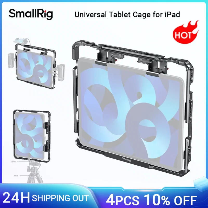 Smallrig Universal Tablet Cage pre iPad pre iPad Mini pre iPad Pro so Sun Hood 1/4 