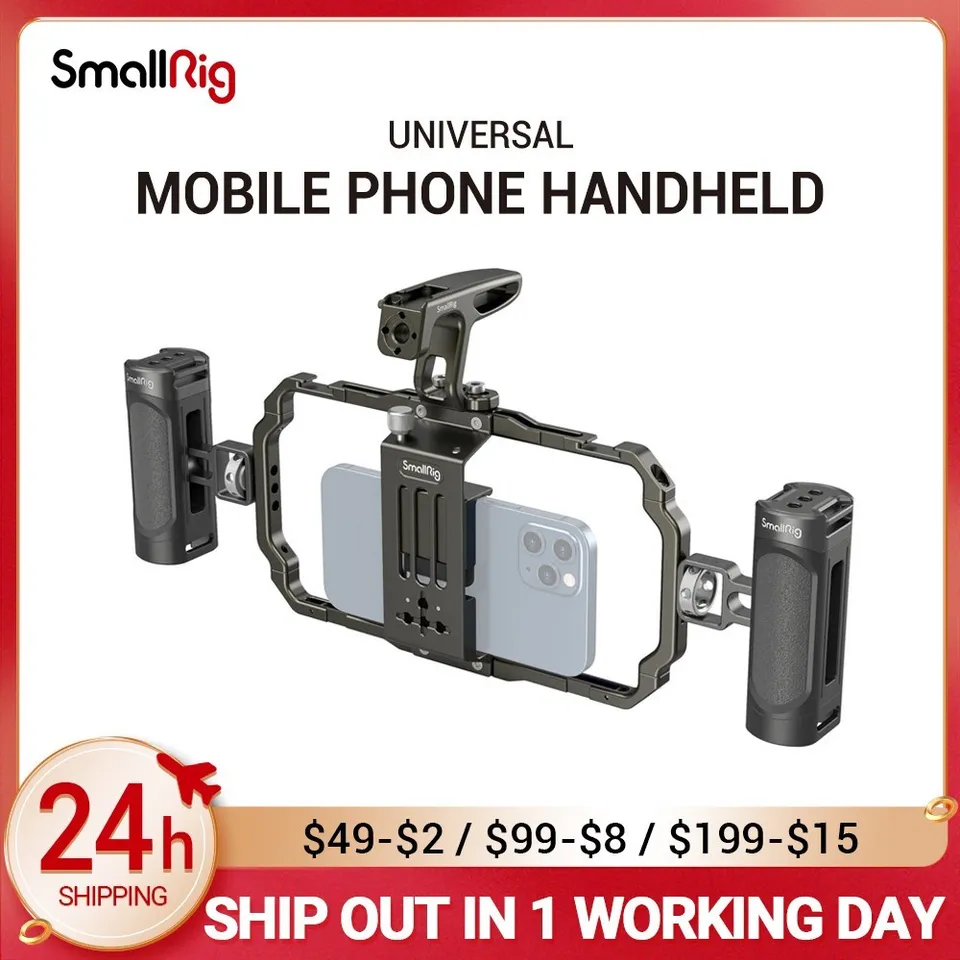 SMALRIG Universal mobilný telefón rukoväť rukoväte pre iPhone 13/11/12