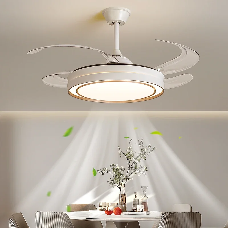 SMART 42 -palcový stropný ventilátor s vnútorným osvetlením pre domáce stropné svetlá Obýva