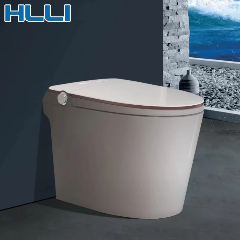 Smart Automatic Bidet jednodielny moderný keramický podlahový podlahový podlahový podlahový podlahový diaľkový ovládací prvok