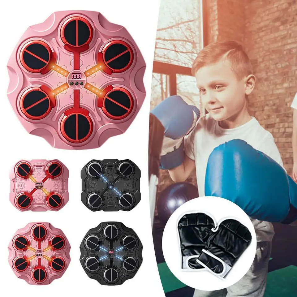Smart Bluetooth Music Boxing Machine, dekompresia, bojové príslušenstvo bez vŕtania domáceho boxu Inštalácia fitness box TR E1J8