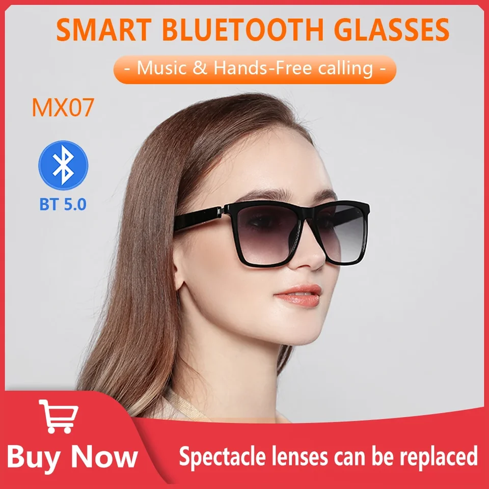 Smart Calling Glasses bezdrôtové okuliare Bluetooth Headsety 5.0