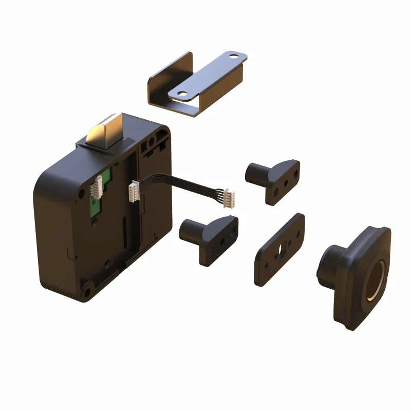 Smart Home Biometrický zámok odtlačkov prstov skrytý zásuvok Elektronický zámok ochrana súkromných súborov Keyless Residential Security Protection