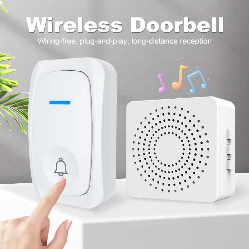 Smart Home Wireless Bezpečnostná ochrana dverí 38 zvonov