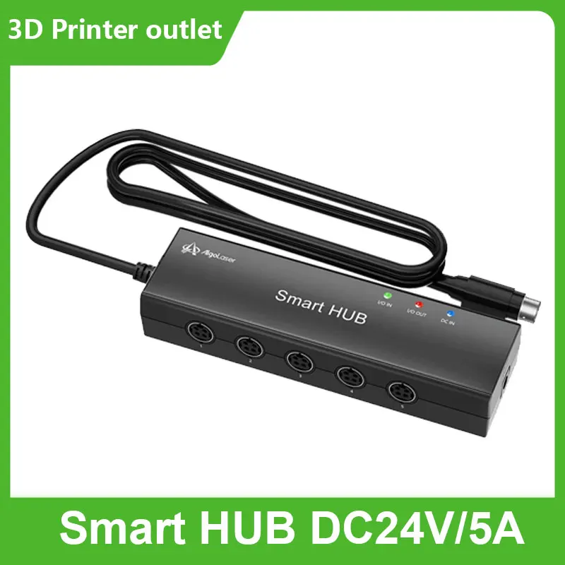 Smart Hub Laser Machine Modernizované príslušenstvo 5 výstupných portov pre kryt vzduchového čerpadla pre ALGOlaser 30L vzduchové čerpadlo/ alfa/ delta
