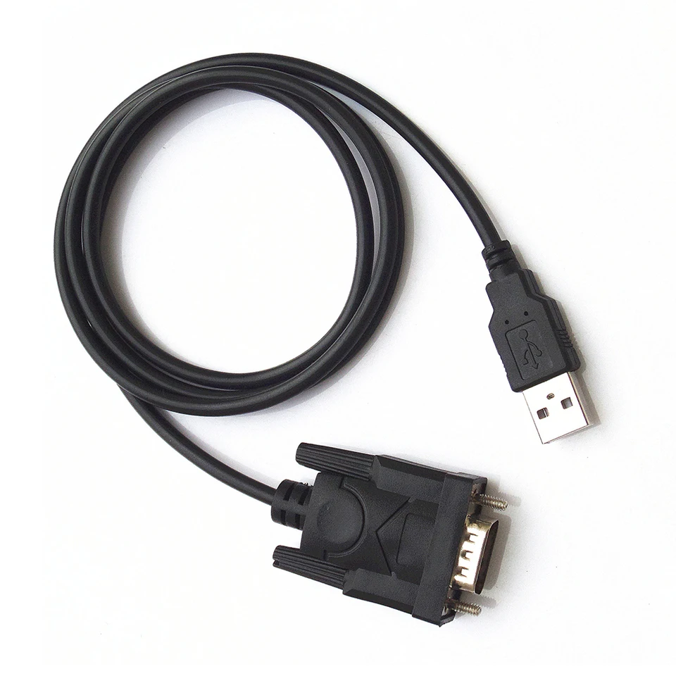 Smart USB až RS-232 DB 9-kolíkový mužský portový kábel káblového adaptéra podporuje sériové zariadenia