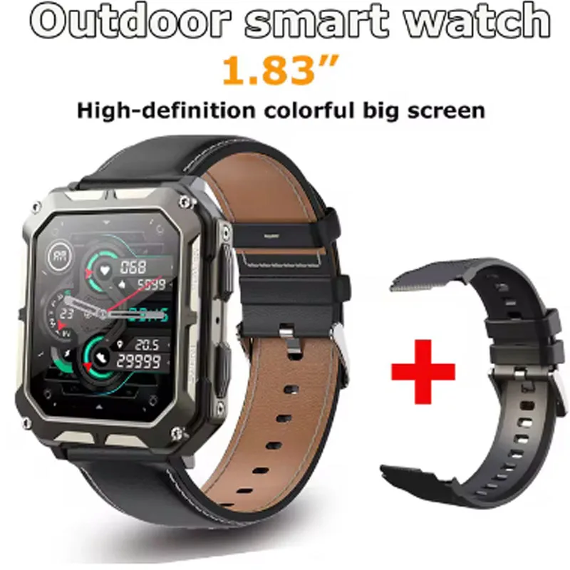 Smart Watch for Samsung Galaxy A54 5G Vivo Y03 Muži 1,83 palca Bluetooth kompatibilná hudba Call outdoor Sports Fitness Smartwatch