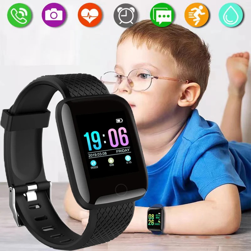 Smart Watch Kids Children Smartwatch for Girls Boys Fitness Tracker Electronics Smart Clock Sports Watches pre 6-18 Yesrs staré