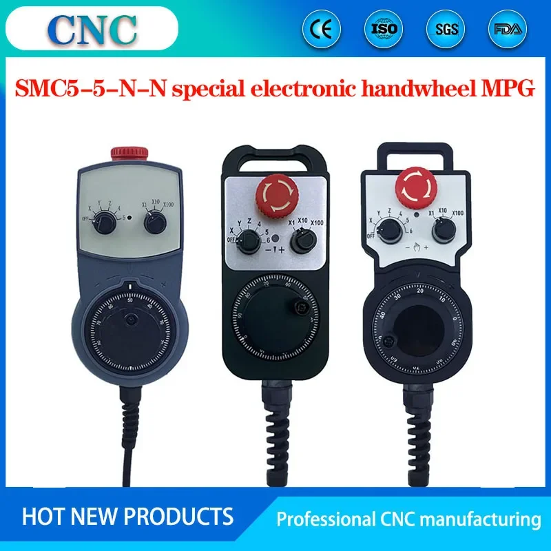 SMC5-5-nn Electronic Hand-Wheel MPG s elektronickým kolieskovým kolieskaním iba pre ovládač SMC5-5-NN