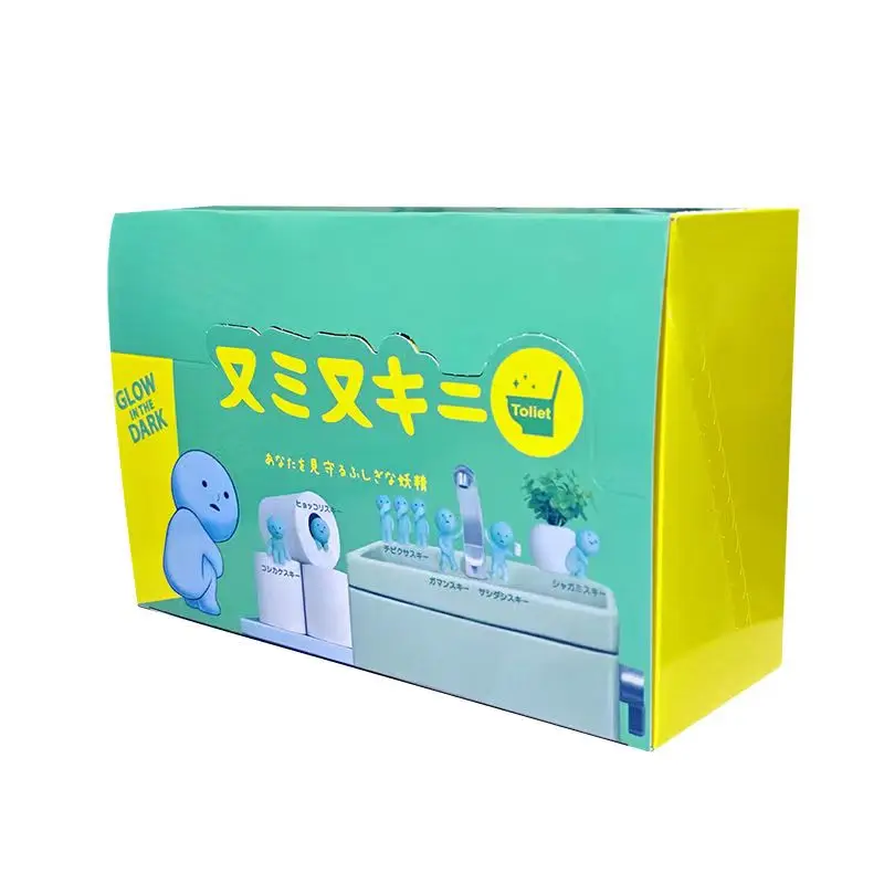 SMiski Blind Box WC Serise Serise Noctilucent Green Doll Tad Mystery Box Action Figures Fanúšikovia bábiky Deti vianočné narodeniny darček